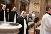 First Profession of Vows took place August 10, 2023 for five sisters at the Cathedral of the Incarnation. Bishop  Spalding  was the main celebrant.