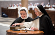 First Profession of Vows took place August 10, 2023 for five sisters at the Cathedral of the Incarnation. Bishop  Spalding  was the main celebrant.