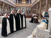 First Profession of Vows took place August 10, 2023 for five sisters at the Cathedral of the Incarnation. Bishop  Spalding  was the main celebrant.