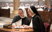 First Profession of Vows took place August 10, 2023 for five sisters at the Cathedral of the Incarnation. Bishop  Spalding  was the main celebrant.