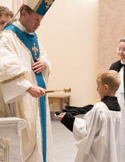 First Profession of Vows took place August 10, 2023 for five sisters at the Cathedral of the Incarnation. Bishop  Spalding  was the main celebrant.