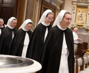 First Profession of Vows took place August 10, 2023 for five sisters at the Cathedral of the Incarnation. Bishop  Spalding  was the main celebrant.