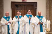 First Profession of Vows took place August 10, 2023 for five sisters at the Cathedral of the Incarnation. Bishop  Spalding  was the main celebrant.