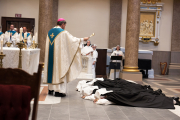 First Profession of Vows took place August 10, 2023 for five sisters at the Cathedral of the Incarnation. Bishop  Spalding  was the main celebrant.