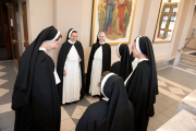 First Profession of Vows took place August 10, 2023 for five sisters at the Cathedral of the Incarnation. Bishop  Spalding  was the main celebrant.