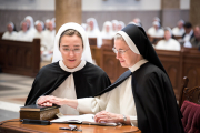 First Profession of Vows took place August 10, 2023 for five sisters at the Cathedral of the Incarnation. Bishop  Spalding  was the main celebrant.