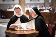 First Profession of Vows took place August 10, 2023 for five sisters at the Cathedral of the Incarnation. Bishop  Spalding  was the main celebrant.