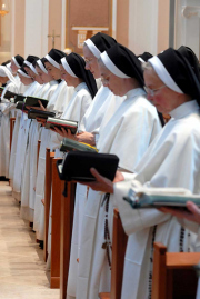 Sisters chanting Divine Office