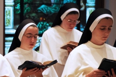 Sisters chanting Divine Office