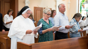 We were joined by Sister’s family members and friends for Mass and lunch at the Motherhouse in honor of Sister’s 50th Jubilee.
