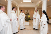 Several priests came to the Jubilee celebration, including Father Paschal Pautler, OSB and Father Daniel Sessions who were students of Sister Mary Christopher’s at St. Rose Academy in Birmingham, Alabama.