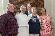 Sister John Paul and her family who attended.