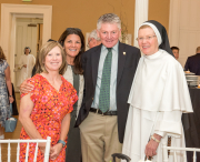 Sister Anne Frances and some of her guests.