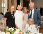 Sister Anne Frances and some of her guests.