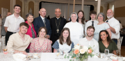 Sister Mary Juliana with Bishop Izen and her family who attended.