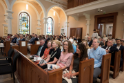 Many family members and friends of the jubilarians traveled to Nashville for the Mass and luncheon.