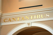 Cantantibus Inscription