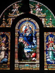 St. Dominic Stained Glass Window