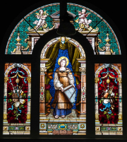 St. Cecilia Stained Glass Window