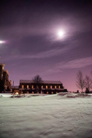 View of the St. Cecilia Chapel at night