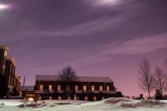 View of the St. Cecilia Chapel at night