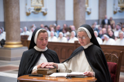 July 25, 2023, twelve Dominican Sisters of St. Cecilia in Nashville, TN, professed their perpetual vows  during Mass at the Cathedral of the Incarnation.