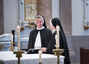 July 25, 2023, twelve Dominican Sisters of St. Cecilia in Nashville, TN, professed their perpetual vows  during Mass at the Cathedral of the Incarnation.