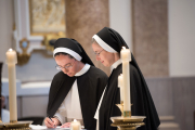 July 25, 2023, twelve Dominican Sisters of St. Cecilia in Nashville, TN, professed their perpetual vows  during Mass at the Cathedral of the Incarnation.