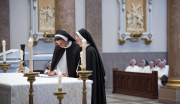 July 25, 2023, twelve Dominican Sisters of St. Cecilia in Nashville, TN, professed their perpetual vows  during Mass at the Cathedral of the Incarnation.