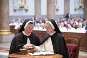 July 25, 2023, twelve Dominican Sisters of St. Cecilia in Nashville, TN, professed their perpetual vows  during Mass at the Cathedral of the Incarnation.