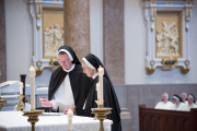 July 25, 2023, twelve Dominican Sisters of St. Cecilia in Nashville, TN, professed their perpetual vows  during Mass at the Cathedral of the Incarnation.