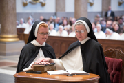 July 25, 2023, twelve Dominican Sisters of St. Cecilia in Nashville, TN, professed their perpetual vows  during Mass at the Cathedral of the Incarnation.