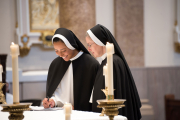 July 25, 2023, twelve Dominican Sisters of St. Cecilia in Nashville, TN, professed their perpetual vows  during Mass at the Cathedral of the Incarnation.