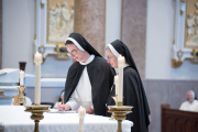 July 25, 2023, twelve Dominican Sisters of St. Cecilia in Nashville, TN, professed their perpetual vows  during Mass at the Cathedral of the Incarnation.