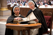 July 25, 2023, twelve Dominican Sisters of St. Cecilia in Nashville, TN, professed their perpetual vows  during Mass at the Cathedral of the Incarnation.