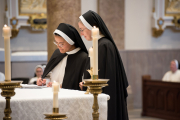 July 25, 2023, twelve Dominican Sisters of St. Cecilia in Nashville, TN, professed their perpetual vows  during Mass at the Cathedral of the Incarnation.