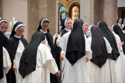 July 25, 2023, twelve Dominican Sisters of St. Cecilia in Nashville, TN, professed their perpetual vows  during Mass at the Cathedral of the Incarnation.