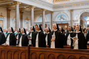 July 25, 2023, twelve Dominican Sisters of St. Cecilia in Nashville, TN, professed their perpetual vows  during Mass at the Cathedral of the Incarnation.