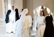 On August 8, the Solemnity of Our Holy Father Saint Dominic, thirteen postulants received the  black and white Dominican habit, beginning their canonical novitiate year.