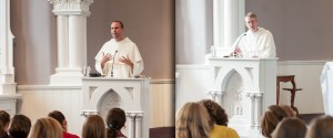 Father James Brent, Father Benedict Croellst cecilia motherhouse retreat
