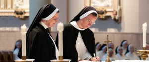nashville dominicans, Dominican sisters of st. cecilia congregation, nashville, education, teaching, dominican sisters, st. cecilia congregation, PROFESSION OF VOWS, SIGNING VOWS