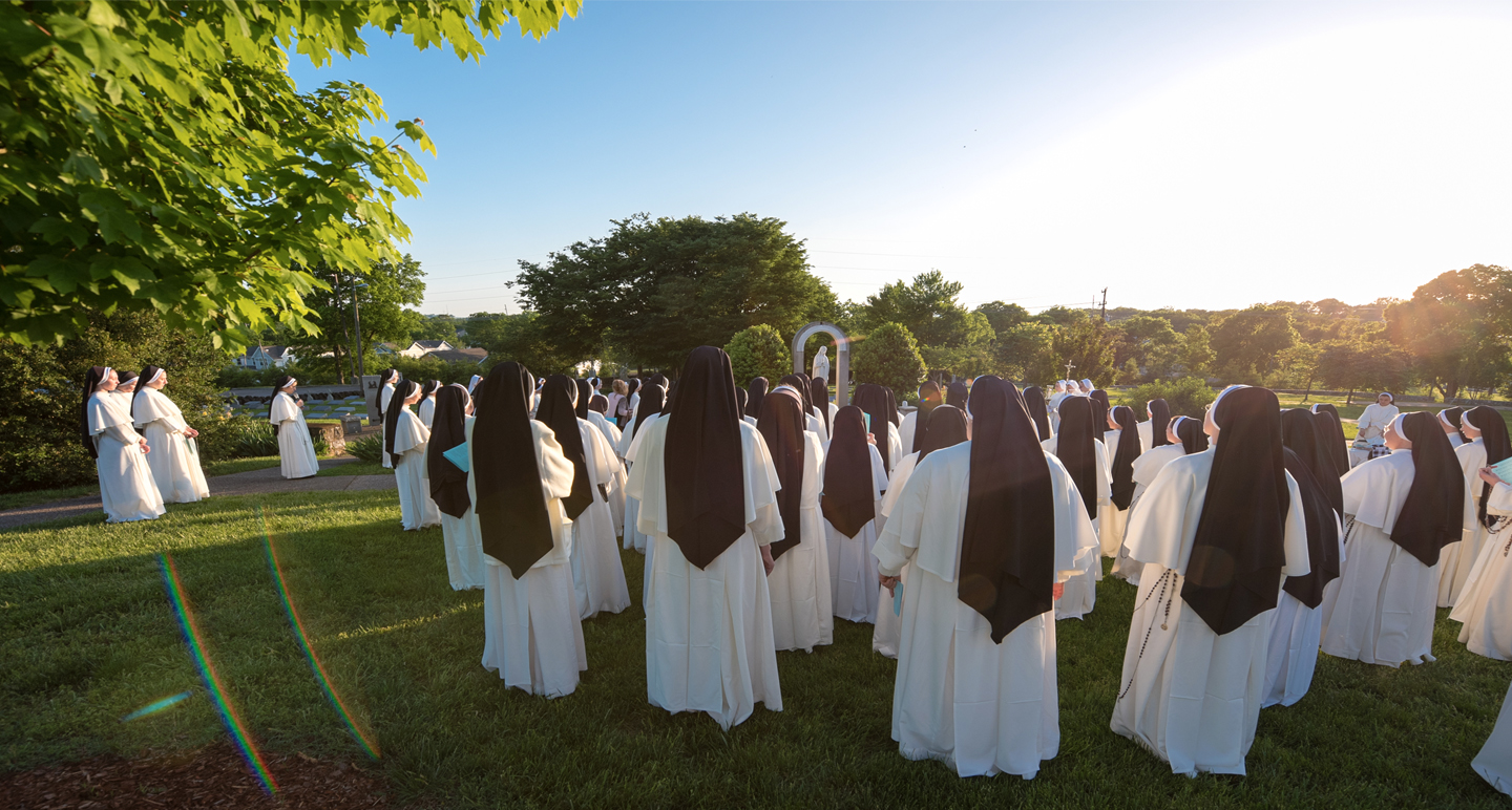 nashville dominicans; dominican sisters; st cecilia congregation; blessed mother; prayer; grotto