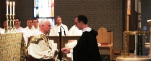 BROTHER PAUL CKLARKE, SIMPLE PROFESSION OF VOWS, ST GERTRUDE PARISH, CINCINNATI, FATHER KEN LETOILE