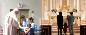 st jude school, family adoration, praying together as a family, st cecilia chapel, nashville dominicans, Dominican sisters of st. cecilia congregation, nashville, education, teaching, dominican sisters, st. cecilia congregation,