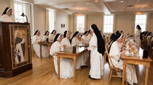 refectory, nashville dominicans, Dominican sisters of st. cecilia congregation, nashville, education, teaching, dominican sisters, st. cecilia congregation, teaching, recreation, a day in the life,