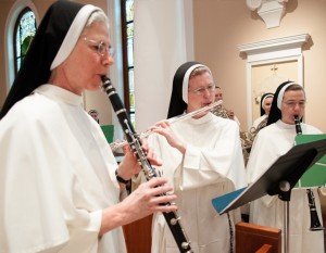 st cecilia congregation, nashville dominicans, music, Christmas, patroness of music