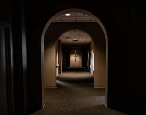 corridor, silence